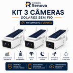 Câmera de Segurança Externa IP Wifi HD com Energia Solar