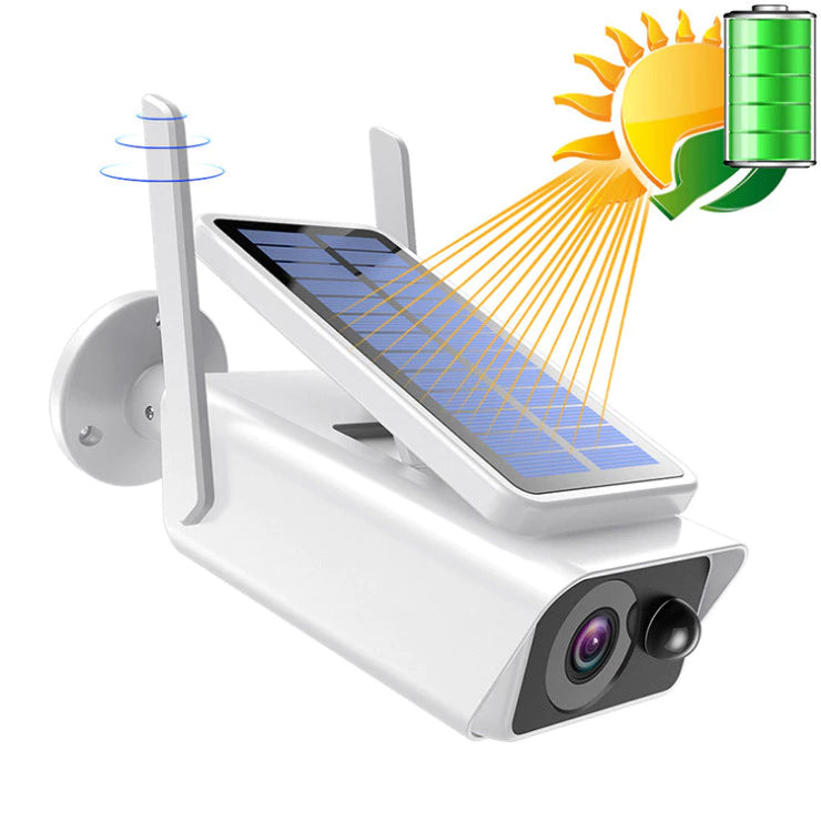 Câmera de Segurança Externa IP Wifi HD com Energia Solar