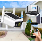 Câmera de Segurança Externa IP Wifi HD com Energia Solar